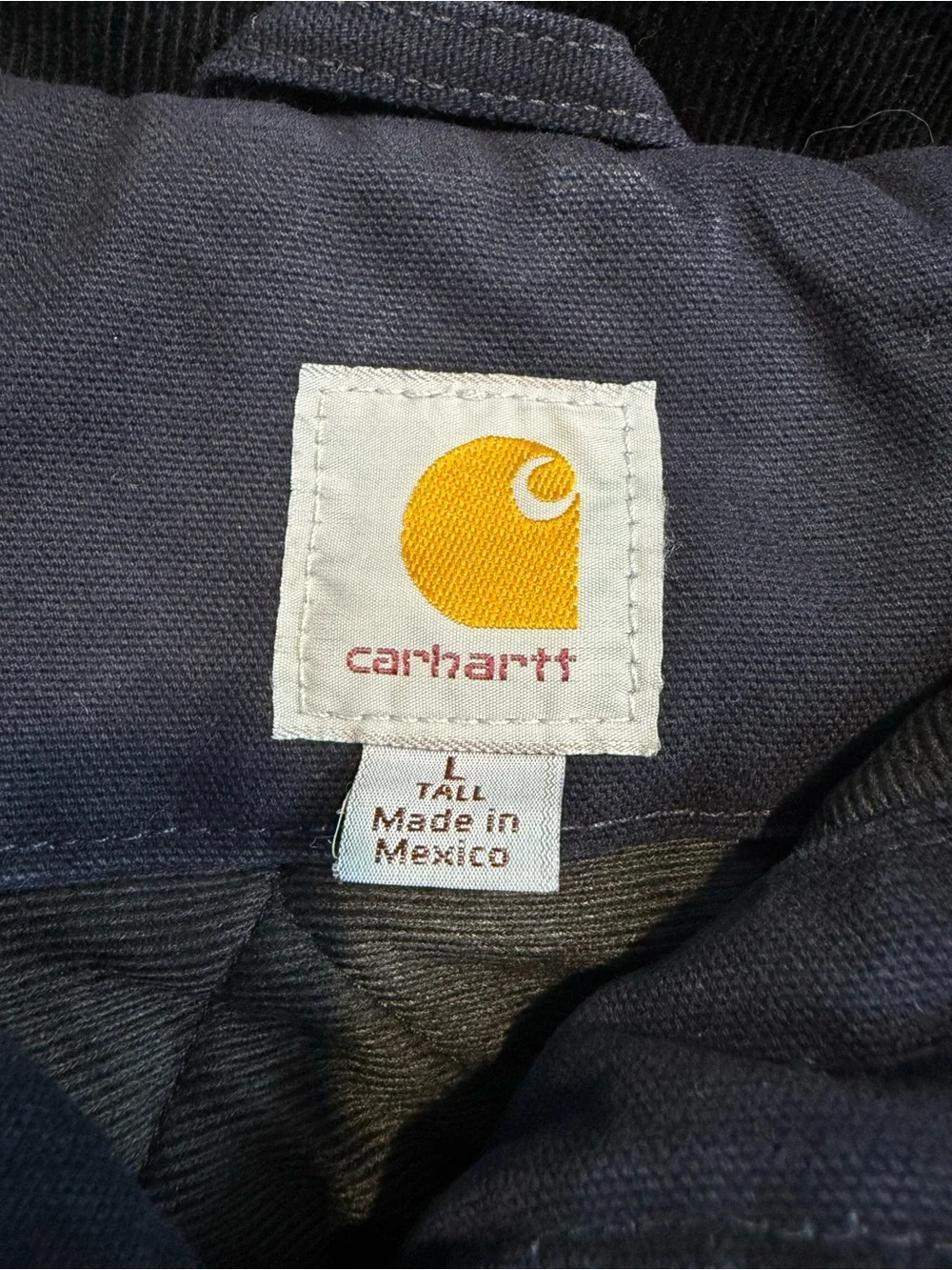 Carhartt Bankston Sandstone Duck Bomber Jacket in Midnight (Navy) 101228-403
